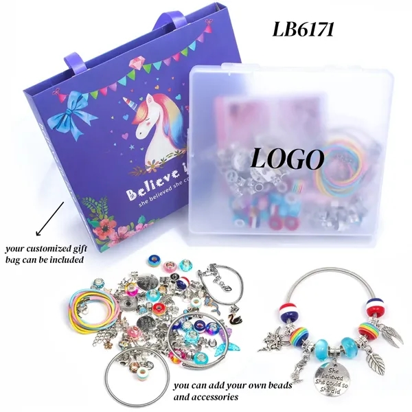 Charm Bracelet Making Kit Friendship Jewelry Set for Girls - Charm Bracelet Making Kit Friendship Jewelry Set for Girls - Image 2 of 6