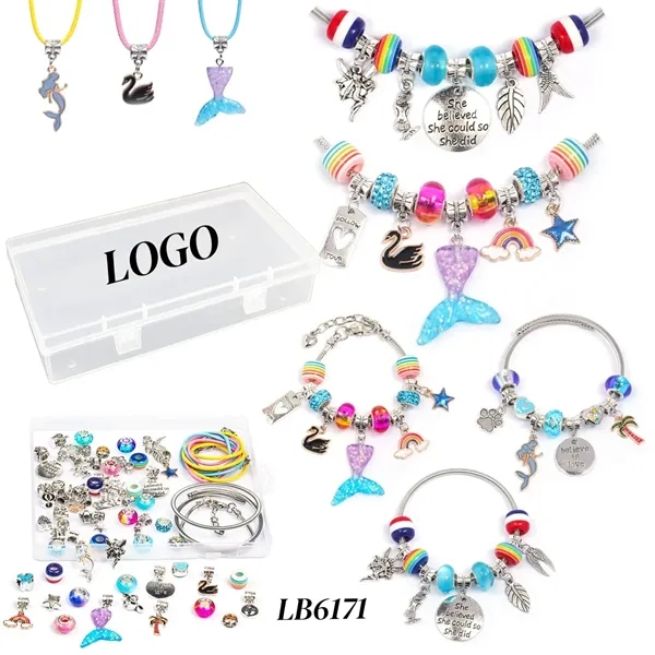 Charm Bracelet Making Kit Friendship Jewelry Set for Girls - Charm Bracelet Making Kit Friendship Jewelry Set for Girls - Image 4 of 6