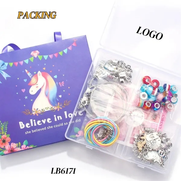 Charm Bracelet Making Kit Friendship Jewelry Set for Girls - Charm Bracelet Making Kit Friendship Jewelry Set for Girls - Image 5 of 6