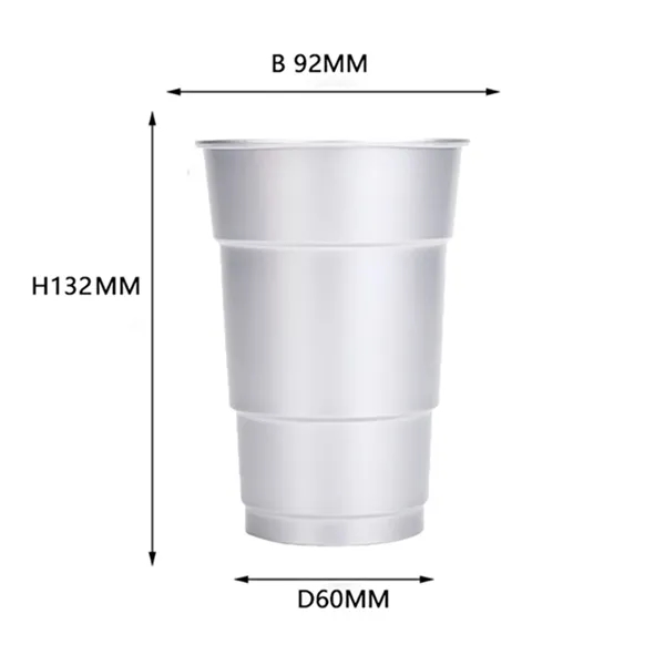 16 oz. Custom Aluminum Stadium Reusable Party Beer Cup - 16 oz. Custom Aluminum Stadium Reusable Party Beer Cup - Image 1 of 3