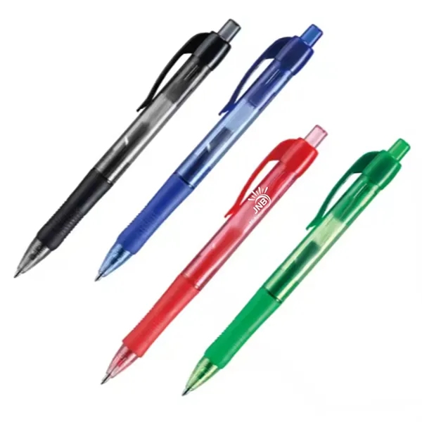 Premium Plastic Ballpoint Pen With Rubber Grip - Premium Plastic Ballpoint Pen With Rubber Grip - Image 0 of 0