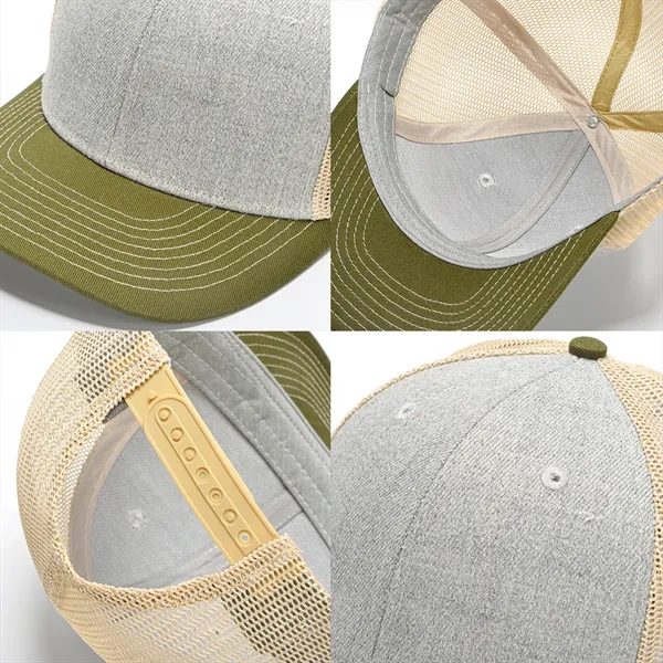 6-Panels Mesh Trucker Hats Custom Baseball Cap - 6-Panels Mesh Trucker Hats Custom Baseball Cap - Image 2 of 12