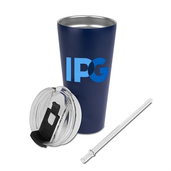 Trumbull Dual Wall No-Spill Vacuum Mug with Straw 27 oz. - Trumbull Dual Wall No-Spill Vacuum Mug with Straw 27 oz. - Image 6 of 6