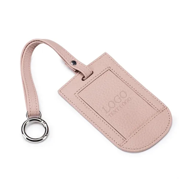 Flap Leather Luggage Tag With Metal Buckle - Flap Leather Luggage Tag With Metal Buckle - Image 5 of 9