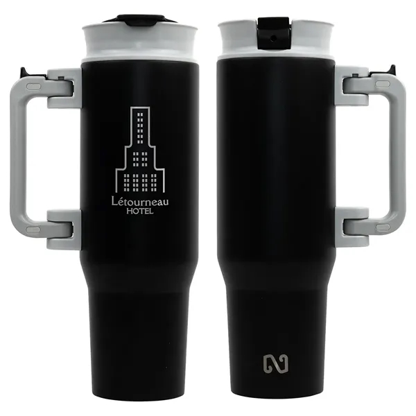 NAYAD® Genesis 40 oz Stainless Steel Double-Wall Mug with F - NAYAD® Genesis 40 oz Stainless Steel Double-Wall Mug with F - Image 1 of 5