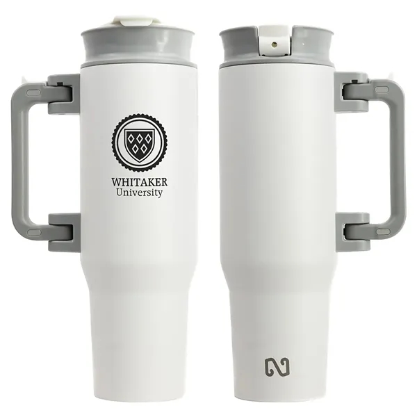 NAYAD® Genesis 40 oz Stainless Steel Double-Wall Mug with F - NAYAD® Genesis 40 oz Stainless Steel Double-Wall Mug with F - Image 5 of 5