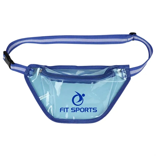 Diamond Clear TPU Belt Bag - Diamond Clear TPU Belt Bag - Image 1 of 4