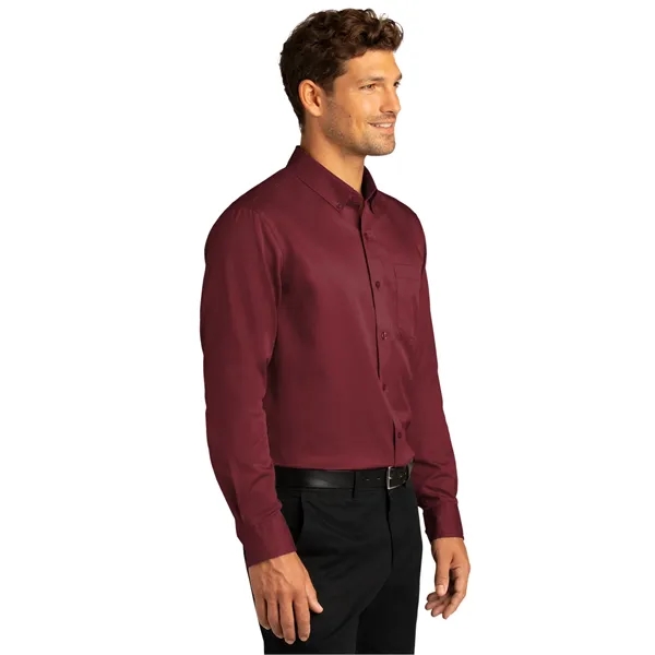 Port Authority Long Sleeve SuperPro React Twill Shirt. - Port Authority Long Sleeve SuperPro React Twill Shirt. - Image 91 of 91