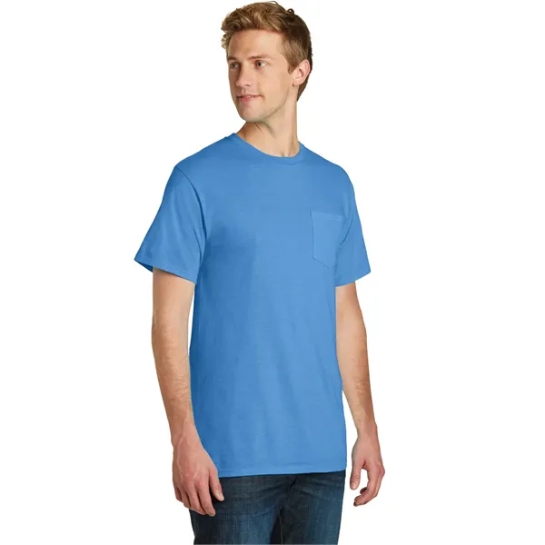 Port & Company Beach Wash Garment-Dyed Pocket Tee. - Port & Company Beach Wash Garment-Dyed Pocket Tee. - Image 46 of 46