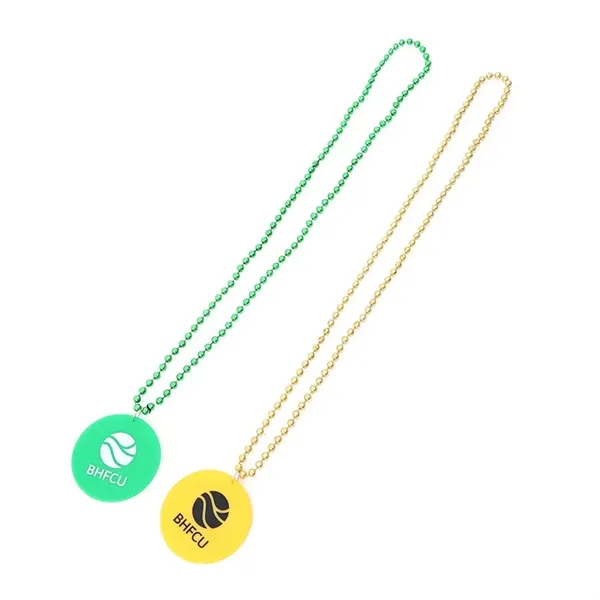 Medallions With Beads Necklace - Medallions With Beads Necklace - Image 1 of 5