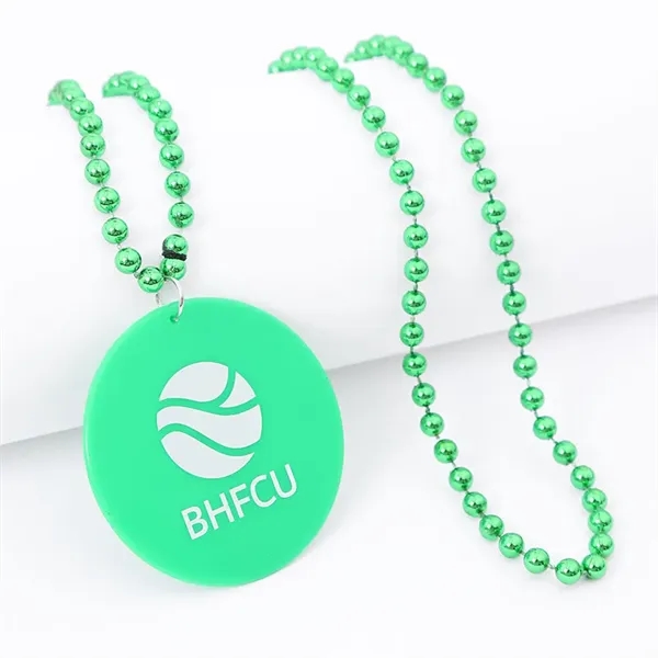 Medallions With Beads Necklace - Medallions With Beads Necklace - Image 2 of 5