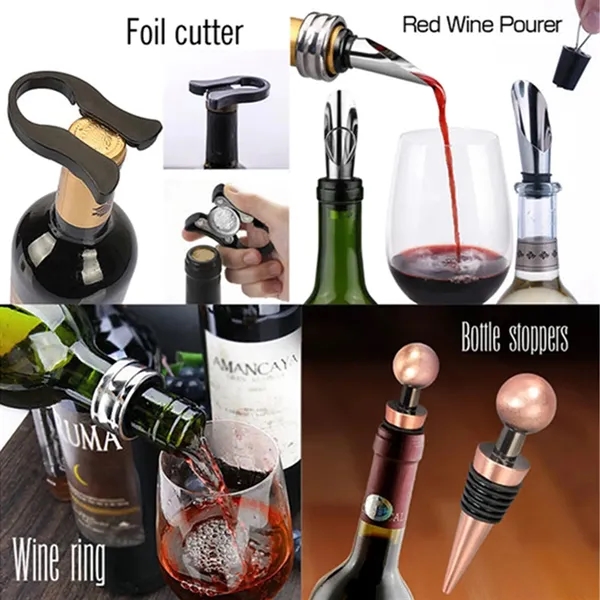 Wine Bottle Opener 11 Piece Set - Wine Bottle Opener 11 Piece Set - Image 3 of 5