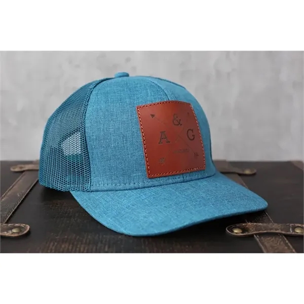 Custom Leather Patch Hat-Golf, Gift for Father's Day,Trucker - Custom Leather Patch Hat-Golf, Gift for Father's Day,Trucker - Image 1 of 12