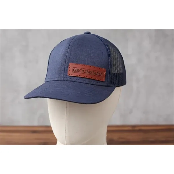 Custom Leather Patch Hat-Golf, Gift for Father's Day,Trucker - Custom Leather Patch Hat-Golf, Gift for Father's Day,Trucker - Image 8 of 12