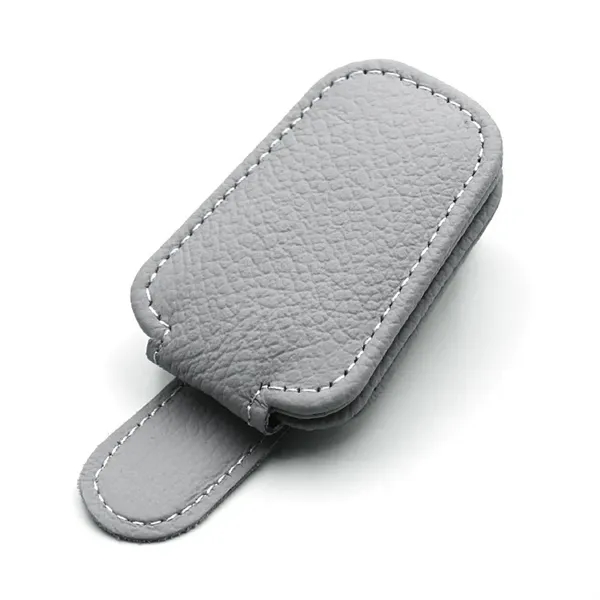 Magnetic Leather Sunglasses Holders for Car Visor - Magnetic Leather Sunglasses Holders for Car Visor - Image 5 of 6
