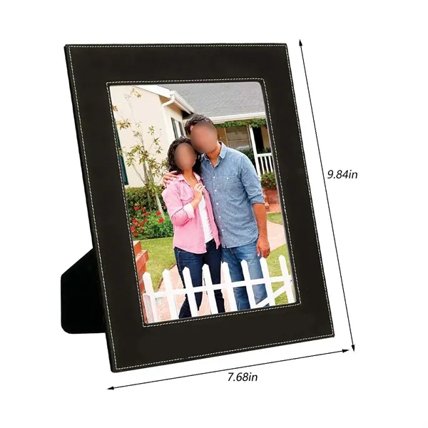 PU Leather Custom Logo Text Wedding Birthday Photo Frame - PU Leather Custom Logo Text Wedding Birthday Photo Frame - Image 1 of 4