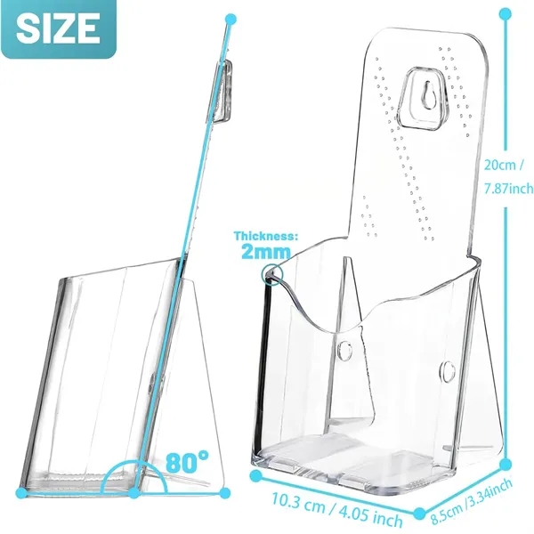 Acrylic Brochure Holder  support oem logo - Acrylic Brochure Holder  support oem logo - Image 3 of 4