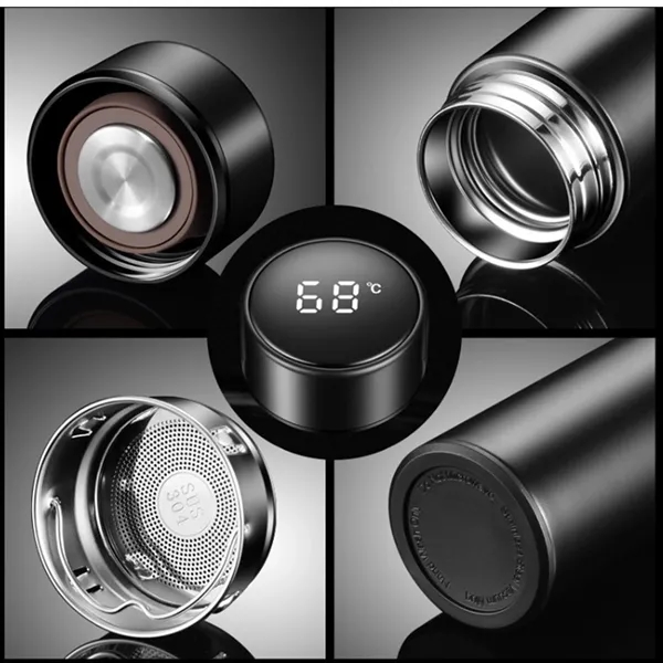 16 OZ LED Display Vacuum Stainless Steel Smart Thermos cup - 16 OZ LED Display Vacuum Stainless Steel Smart Thermos cup - Image 2 of 2