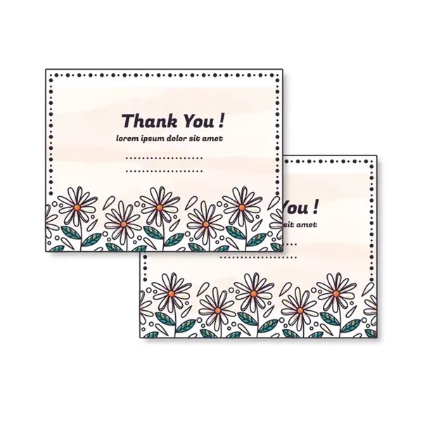 Flat Thank You Cards (5" x 3.5") - Flat Thank You Cards (5" x 3.5") - Image 0 of 1