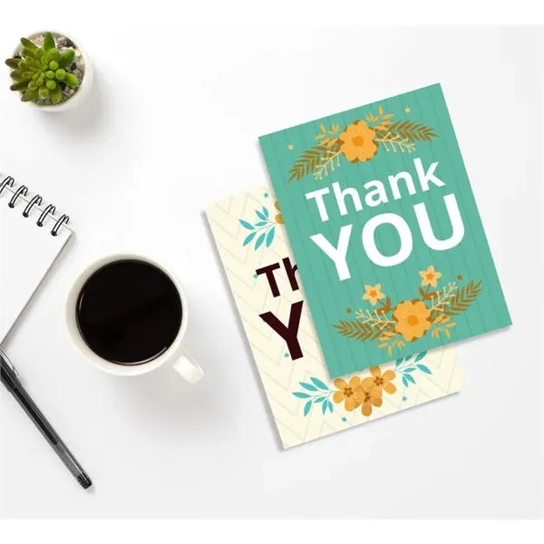 Flat Thank You Cards (5" x 3.5") - Flat Thank You Cards (5" x 3.5") - Image 1 of 1