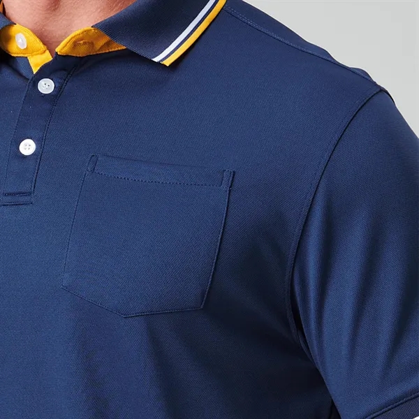 Mens Golf Shirt Performance Sport Short Sleeve - Mens Golf Shirt Performance Sport Short Sleeve - Image 4 of 9