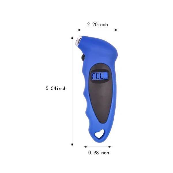 Multi-purpose portable accurate digital tire pressure gauge - Multi-purpose portable accurate digital tire pressure gauge - Image 1 of 4