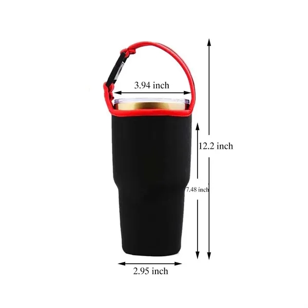 30oz Tumbler Carrier Holder Sleeve with Carrying Handle - 30oz Tumbler Carrier Holder Sleeve with Carrying Handle - Image 1 of 4