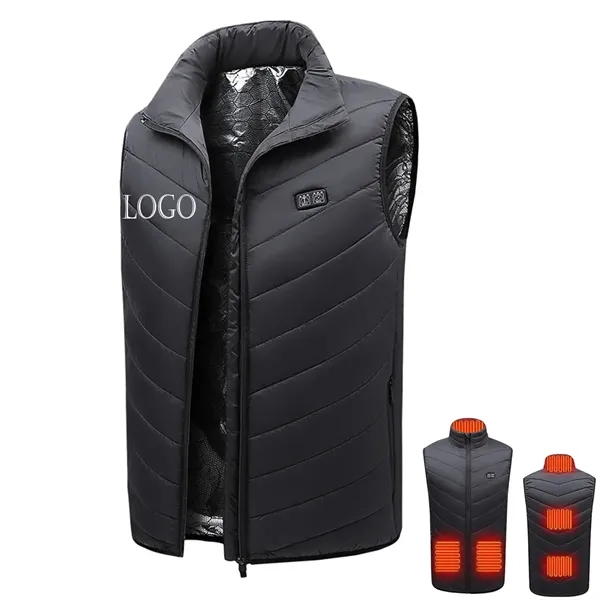USB Powered Heated Vest-5 Heating Areas - USB Powered Heated Vest-5 Heating Areas - Image 0 of 4