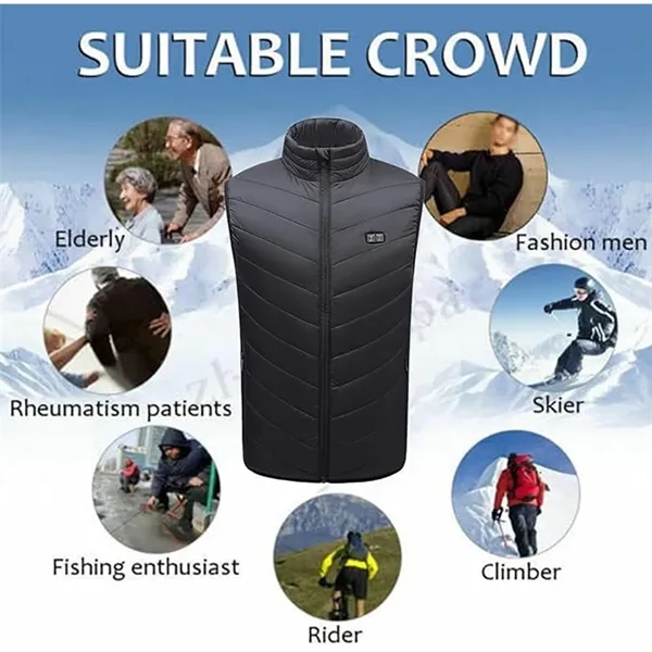 USB Powered Heated Vest-5 Heating Areas - USB Powered Heated Vest-5 Heating Areas - Image 3 of 4
