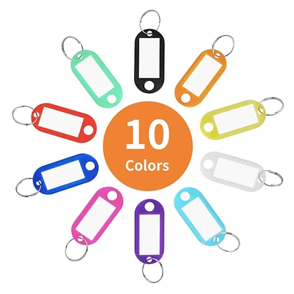Plastic Key Tags with Container - Plastic Key Tags with Container - Image 0 of 4