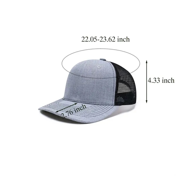 Unisex Breathable Sun-proof Trucker Hat Snapback Mesh Caps - Unisex Breathable Sun-proof Trucker Hat Snapback Mesh Caps - Image 1 of 2