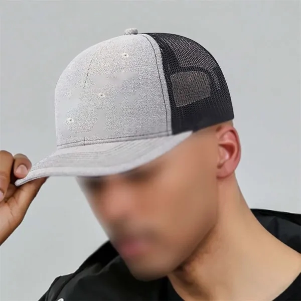 Unisex Breathable Sun-proof Trucker Hat Snapback Mesh Caps - Unisex Breathable Sun-proof Trucker Hat Snapback Mesh Caps - Image 2 of 2
