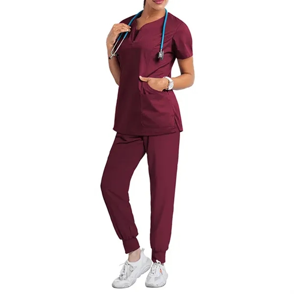 Women'S Workwear Core Stretch V-Neck Suit - Women'S Workwear Core Stretch V-Neck Suit - Image 4 of 11