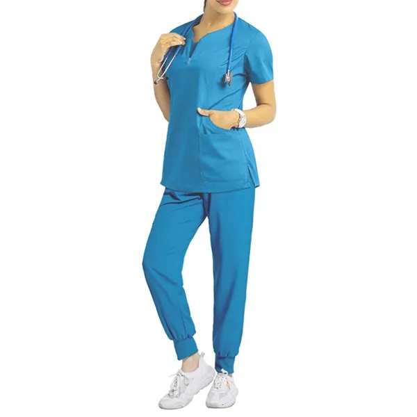Women'S Workwear Core Stretch V-Neck Suit - Women'S Workwear Core Stretch V-Neck Suit - Image 7 of 11