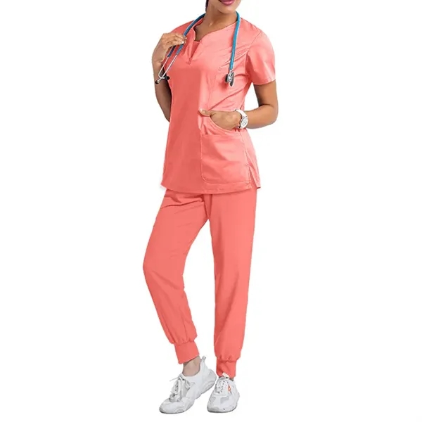 Women'S Workwear Core Stretch V-Neck Suit - Women'S Workwear Core Stretch V-Neck Suit - Image 8 of 11