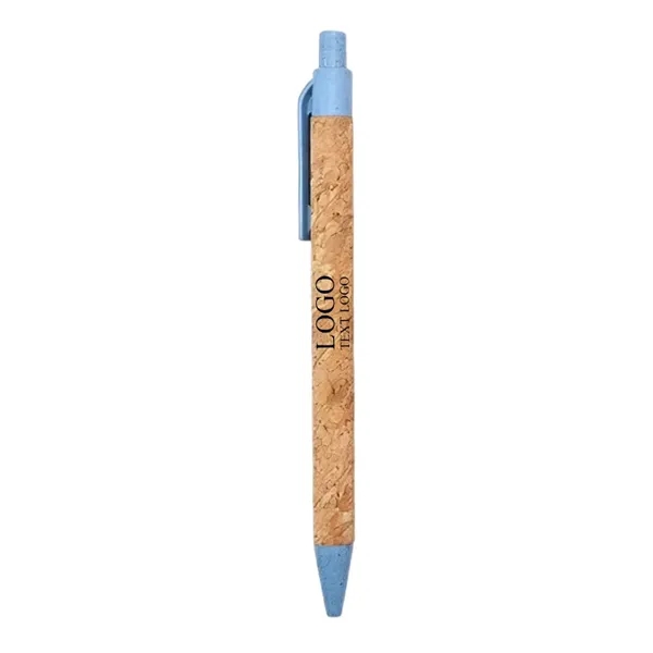 Wheat straw cork tube ballpoint pen - Wheat straw cork tube ballpoint pen - Image 2 of 5