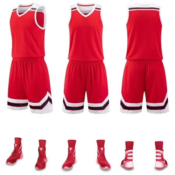 Custom School Adult Basketball Uniforms Team Jerseys - Custom School Adult Basketball Uniforms Team Jerseys - Image 3 of 14