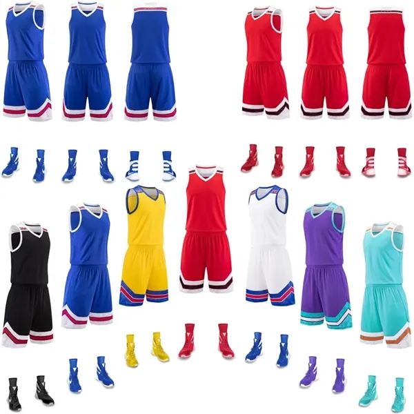 Custom School Adult Basketball Uniforms Team Jerseys - Custom School Adult Basketball Uniforms Team Jerseys - Image 8 of 14