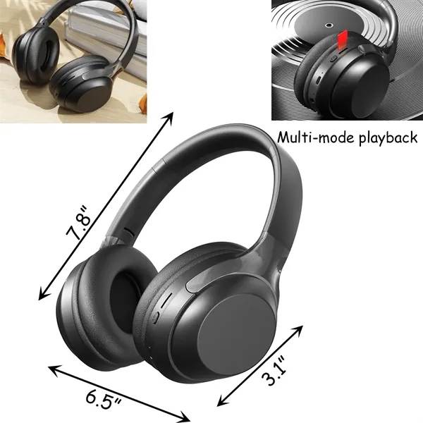 Wireless Over-Ear Headphones with Soft Cushions - Wireless Over-Ear Headphones with Soft Cushions - Image 1 of 1