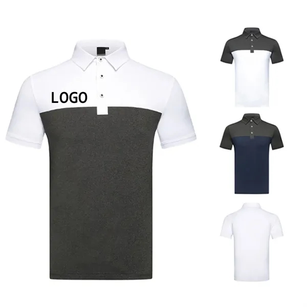 Men Polo Shirts Casual Short Sleeve Tennis Golf Sports - Men Polo Shirts Casual Short Sleeve Tennis Golf Sports - Image 0 of 6