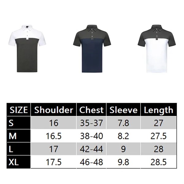 Men Polo Shirts Casual Short Sleeve Tennis Golf Sports - Men Polo Shirts Casual Short Sleeve Tennis Golf Sports - Image 1 of 6
