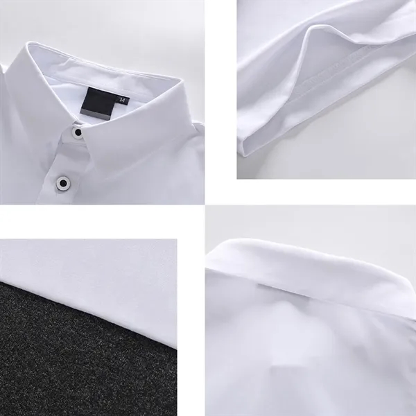 Men Polo Shirts Casual Short Sleeve Tennis Golf Sports - Men Polo Shirts Casual Short Sleeve Tennis Golf Sports - Image 3 of 6