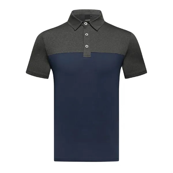 Men Polo Shirts Casual Short Sleeve Tennis Golf Sports - Men Polo Shirts Casual Short Sleeve Tennis Golf Sports - Image 5 of 6