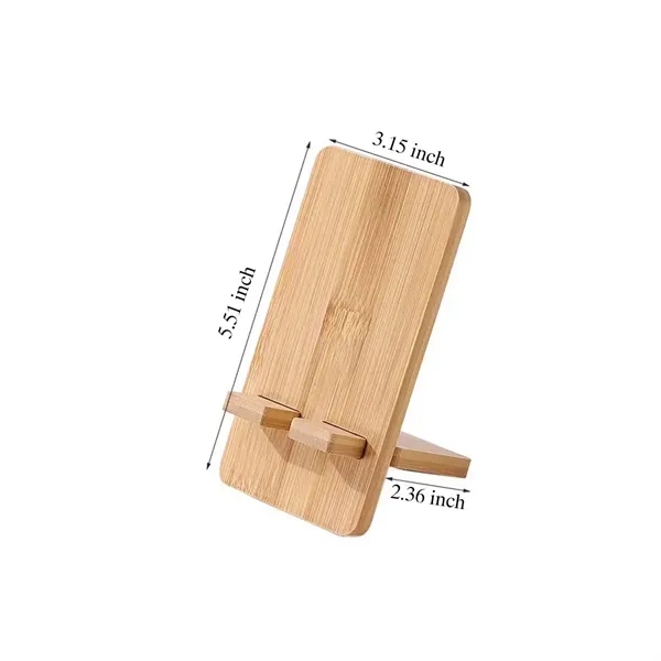 Detachable Portable Wood Phone Holder with Charging Hole - Detachable Portable Wood Phone Holder with Charging Hole - Image 1 of 4