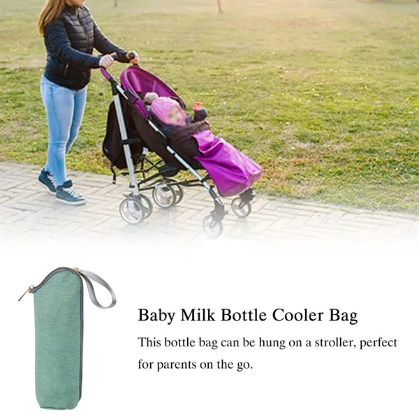 Waterproof Baby Milk Bottle Cooler Bag for Stroller Hanging - Waterproof Baby Milk Bottle Cooler Bag for Stroller Hanging - Image 2 of 4