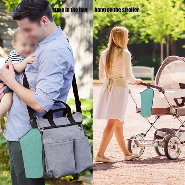 Waterproof Baby Milk Bottle Cooler Bag for Stroller Hanging - Waterproof Baby Milk Bottle Cooler Bag for Stroller Hanging - Image 3 of 4