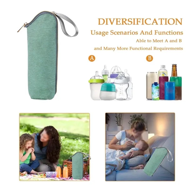 Waterproof Baby Milk Bottle Cooler Bag for Stroller Hanging - Waterproof Baby Milk Bottle Cooler Bag for Stroller Hanging - Image 4 of 4