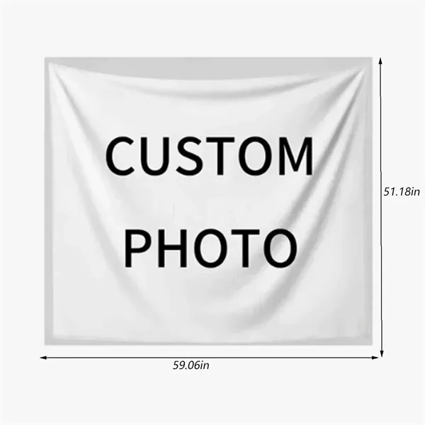 Image Text Custom Bedroom Decor Banner Wall Tapestry - Image Text Custom Bedroom Decor Banner Wall Tapestry - Image 1 of 4