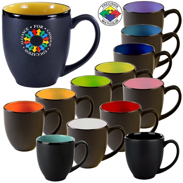 14.5oz Two-Tone Satin Hilo Bistro Mug - 14.5oz Two-Tone Satin Hilo Bistro Mug - Image 0 of 12