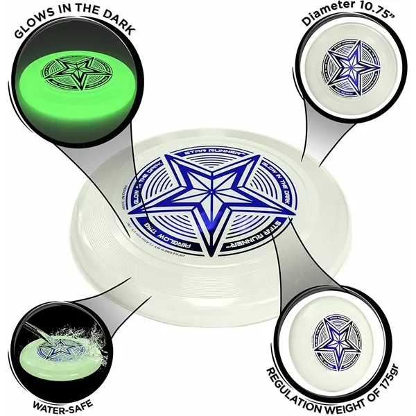 10.8'' Flying Disc Glow in the Dark - 10.8'' Flying Disc Glow in the Dark - Image 1 of 3